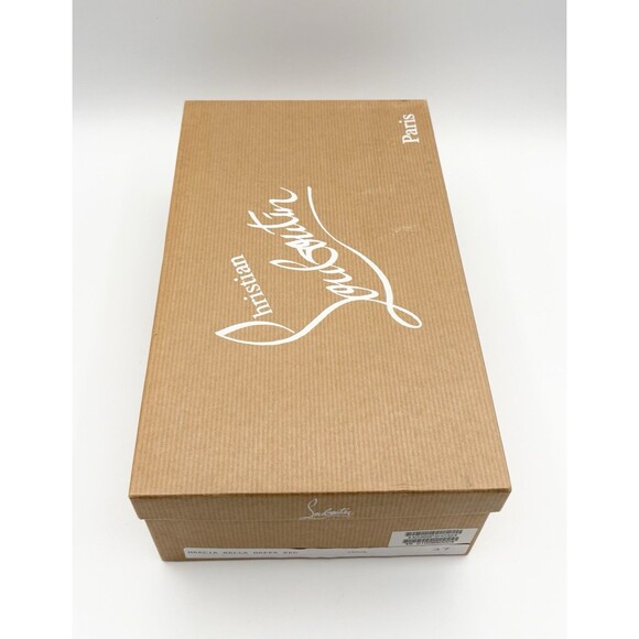 Christian Louboutin Red/Burgundy Ballet Style Kitten Heels Bow Accent Sz EU 37 7 - Picture 14 of 14